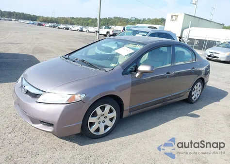 2010 Honda Civic Sdn Lx из США, поврежденный, VIN 2HGFA1F56AH576562